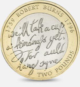 Robert Burns £2 is worth £2.86