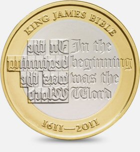King James Bible £2 is worth £4.40