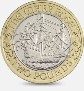 Mary Rose £2 is worth £4.57
