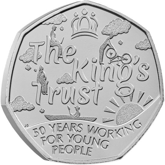 Royal Mint 2026 Commemorative Coin Set 50 Years of The King's Trust 50p