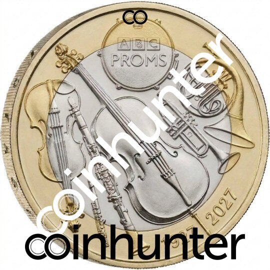 Royal Mint 2027 Commemorative Coin Set 100th Anniversary BBC Proms £2 Coin