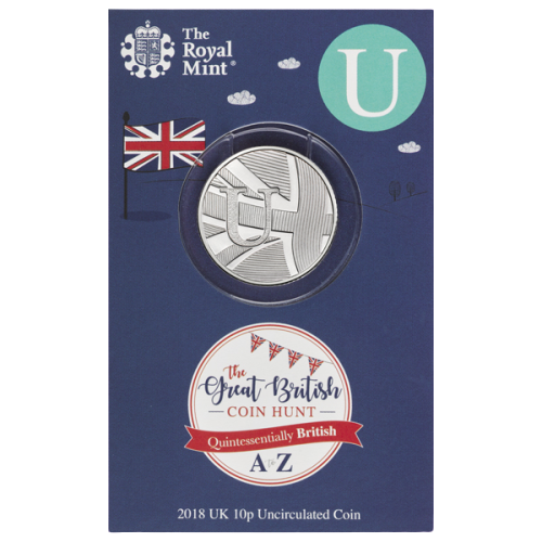2018 U for Union Flag 10p [Uncirculated - Royal Mint pack]