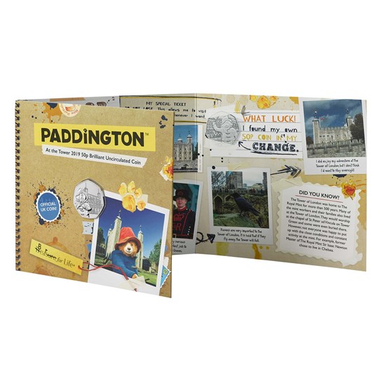 2019 Paddington at the Tower of London 50p [Royal Mint pack]