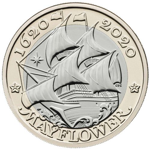 2020 Mayflower £2 [Coin Hunter card]