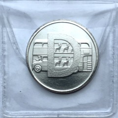 2018 D for Double Decker Bus 10p [Uncirculated]