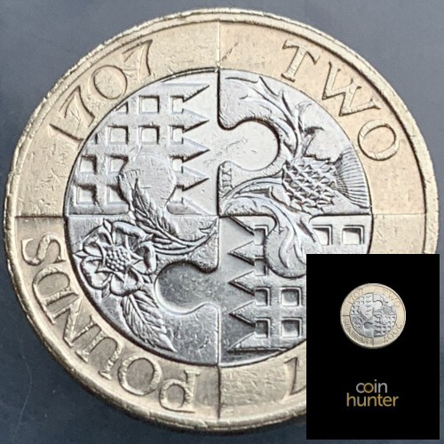 Coin Hunter Premium Circulated Act of Union Jigsaw £2 Coin