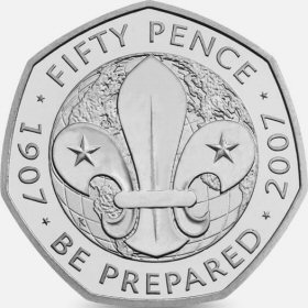 2007 Scouting 50p [Circulated]