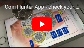 Check change online with the Coin Hunter app