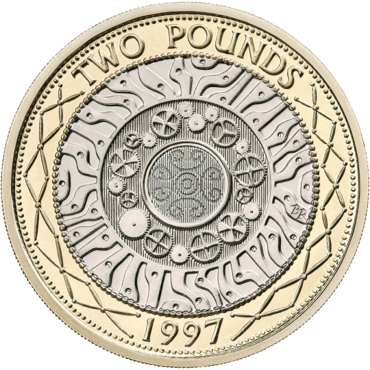 1997 - 2015 History of Technological Achievement £2 Coin