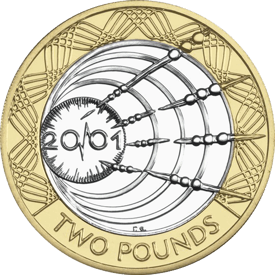 2001 £2 Coin Marconi Wireless Transmission