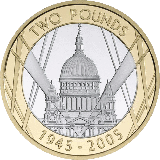 2005 End of World War II £2 Coin