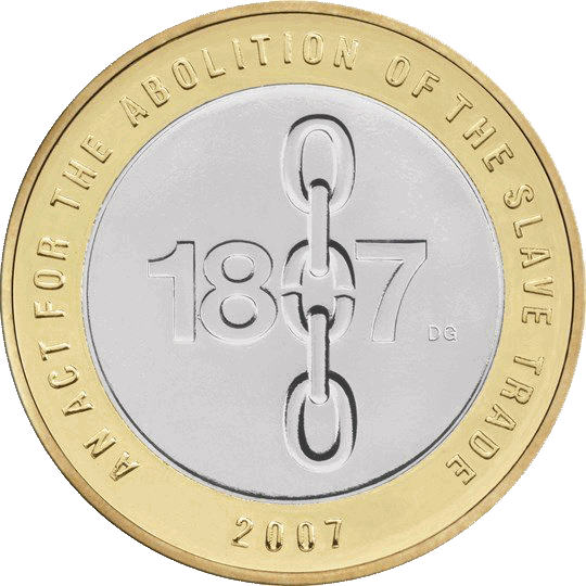 2007 Slave Trade (DG) £2 Coin