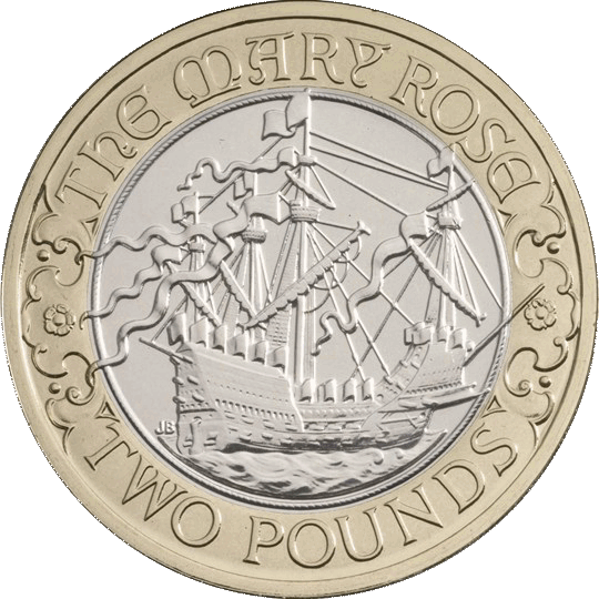 2011 Mary Rose £2 Coin