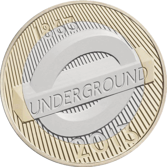2013 London Underground Roundel £2 Coin