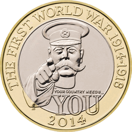 2014 £2 Coin First World War Centenary