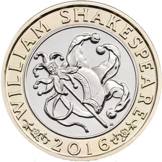 2016 £2 Coin Shakespeare Comedies