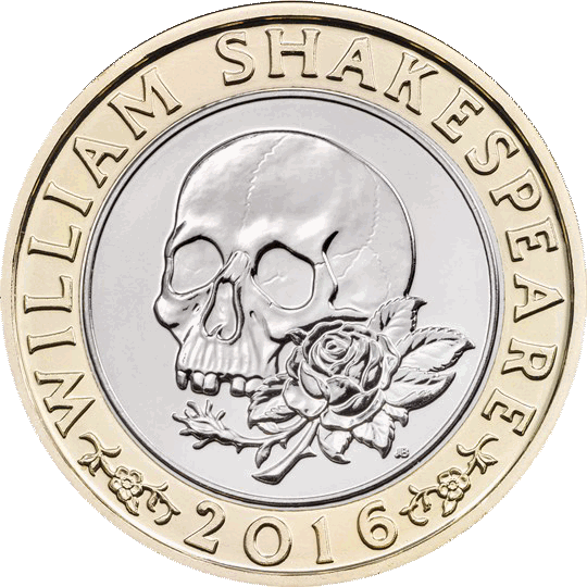 2016 £2 Coin Shakespeare Tragedies