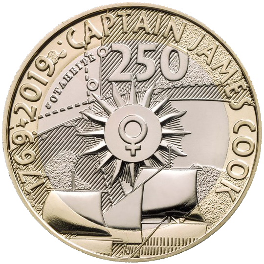2019 £2 Coin Captain Cook