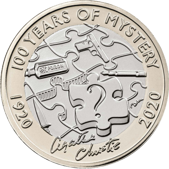 2020 £2 Coin Agatha Christie
