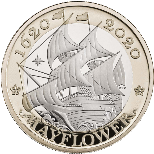 2020 £2 Coin Mayflower