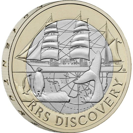 2025 RRS Discovery £2 Coin 2025 RRS Discovery £2 Coin