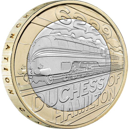 2026 Duchess of Hamilton Steam Locomotive £2 Coin