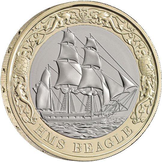 2026 HMS Beagle £2 Coin 2026 HMS Beagle £2 Coin
