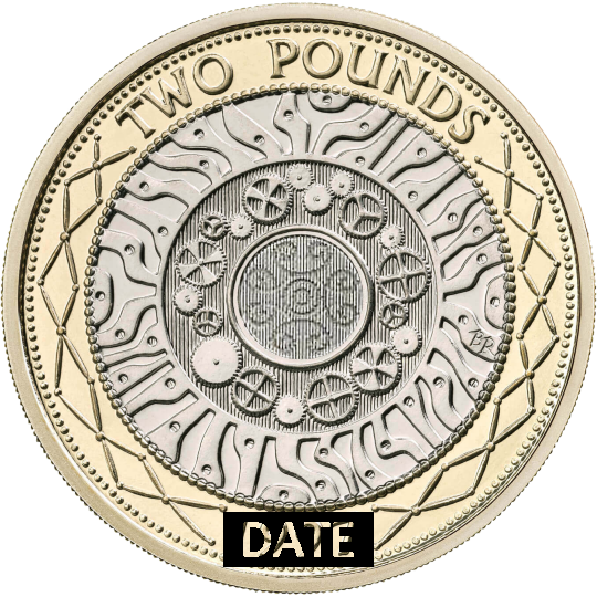 1997 - 2015 History of Technological Achievement £2 Coin