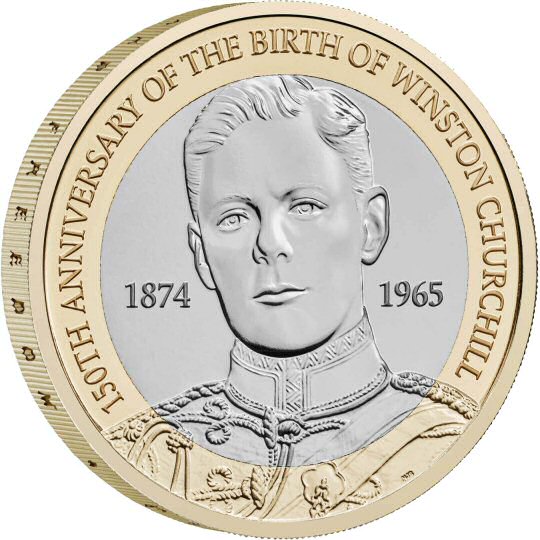 2024 Birth of Winston Churchill £2 Coin