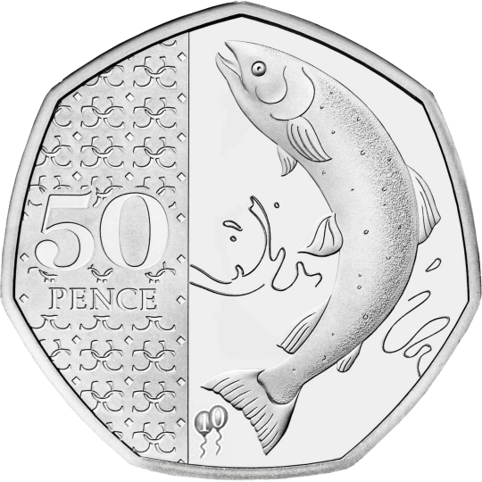 2026 Atlantic Salmon (Balloon privy mark) 50p