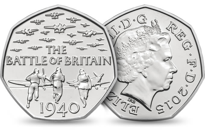 2015 Battle of Britain (no denomination) 50p