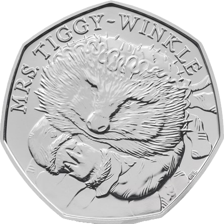 2016 Mrs Tiggy-Winkle 50p