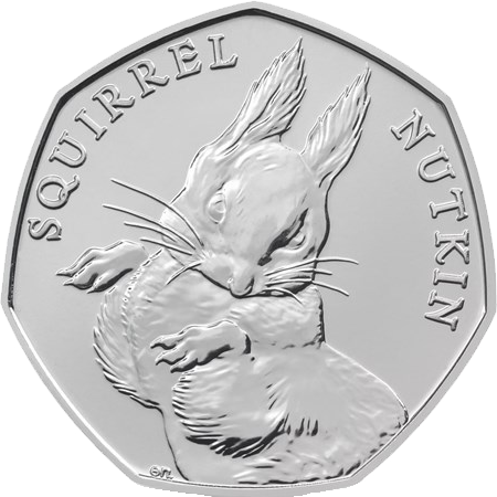 2016 Squirrel Nutkin 50p