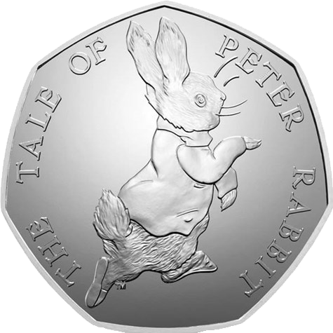 2017 Peter Rabbit 50p