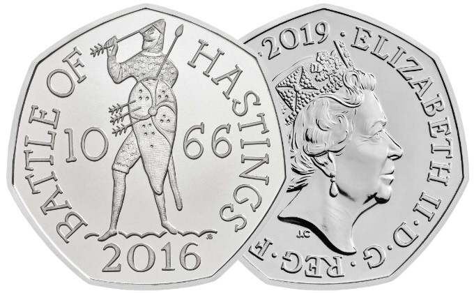 2019 50 Years of the 50p Battle of Hastings