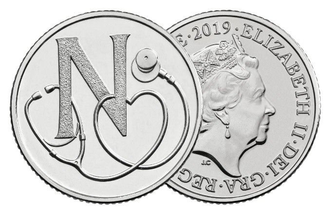 2019 10p Coin N - National Health Service