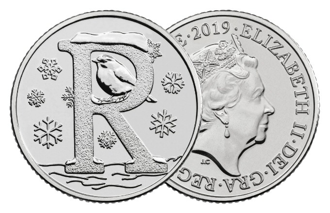 2019 10p Coin R - Robin