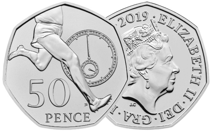 2019 50 Years of the 50p Roger Bannister