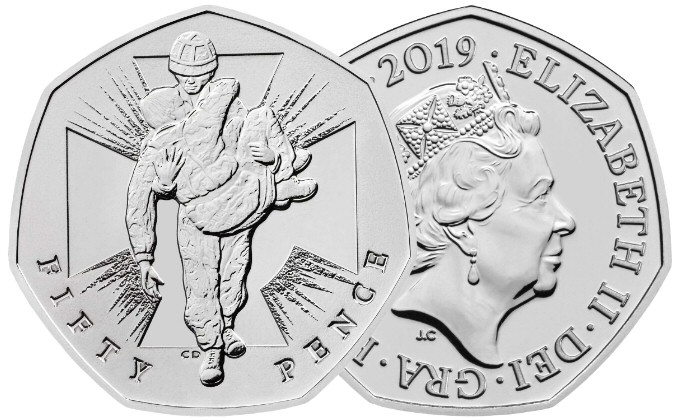 2019 50 Years of the 50p Victoria Cross heroic acts