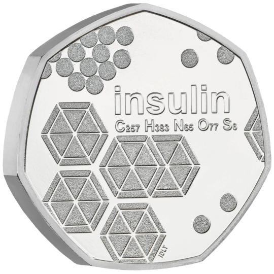 2021 50p Coin 100 years of Insulin