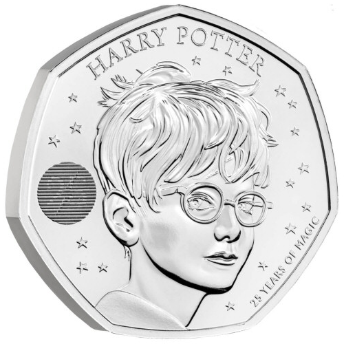 2022 50p Coin Harry Potter 25 Years of Magic