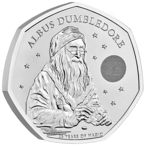 2023 50p Coin Harry Potter Professor Dumbledore