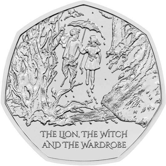 2023 50p Coin The Lion, the Witch and the Wardrobe