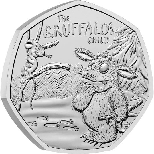 2024 50p Coin The Gruffalo's Child