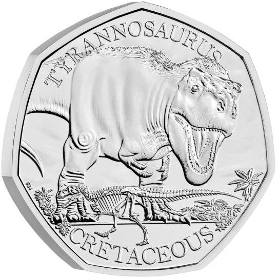 2024 Dinosaur Tyrannosaurus Rex 50p