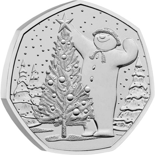 2024 50p Coin The Snowman