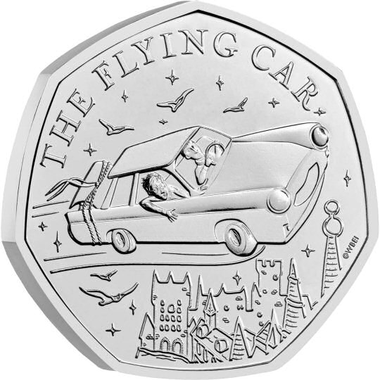 2025 Harry Potter The Flying Car 50p 2025 Harry Potter The Flying Car 50p