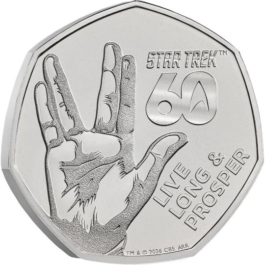 2026 Star Trek Live Long and Prosper 50p