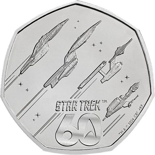 2026 Star Trek Spacecraft 50p