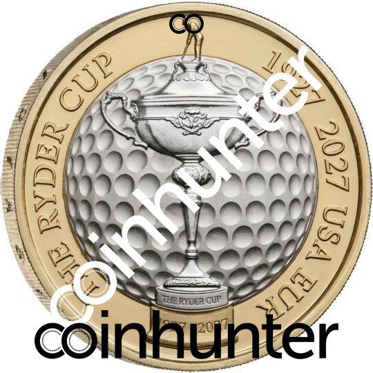 2027 £2 Coin The Ryder Cup